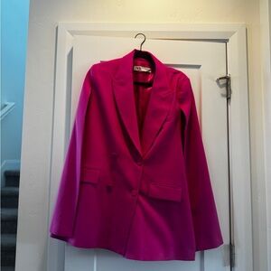Zara Pink Cape Dress